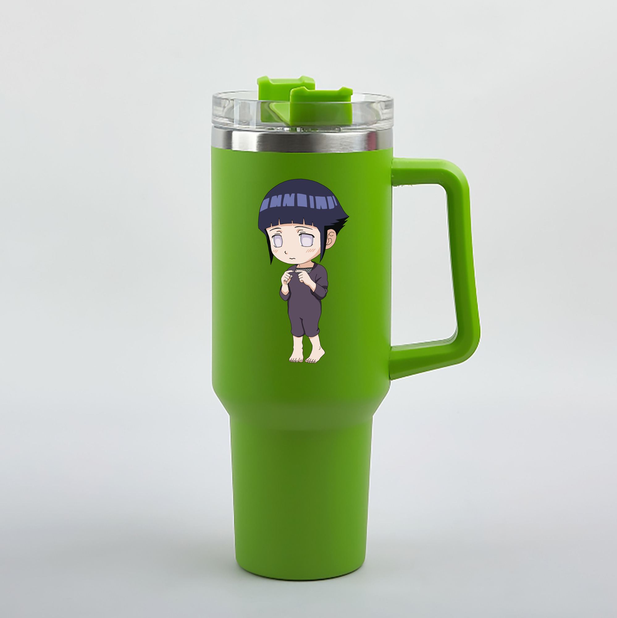 （画像用） NARUTO -ナルト- 日向ヒナタ Hyūga Hinata 1200mL車用タンブラー（カラープリント）